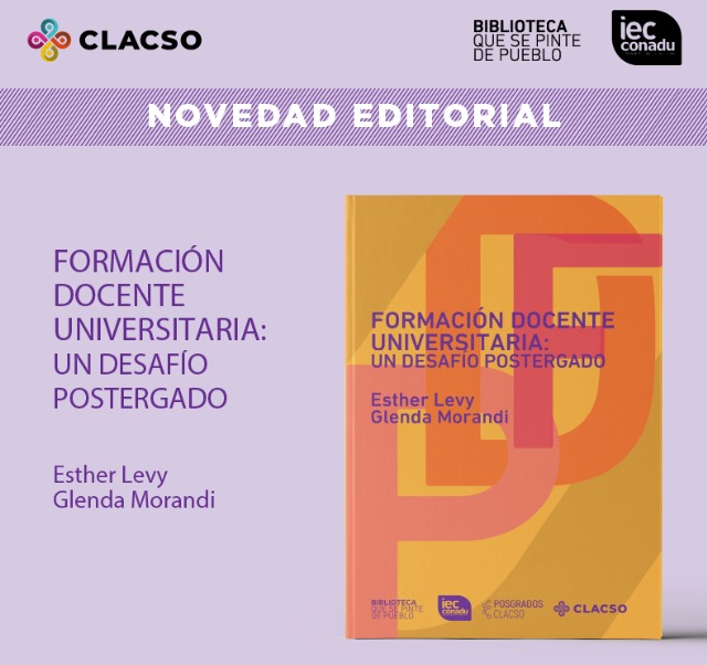 Compartimos novedad editorial: «Formación docente universitaria: un desafío postergado»