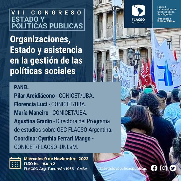 Miércoles 9 de noviembre de 2022.  VII Congreso Estado y Políticas Públicas.