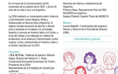 «Violencia y discriminación contra mujeres, niñas y adolescentes: desafíos y avances en América Latina y el Caribe».